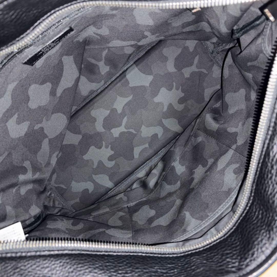 未使用級✨ポーター ディライト トートバッグ A4可 カモフラ オールレザー 黒
