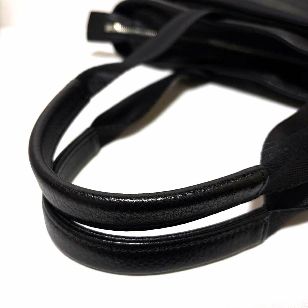 未使用級✨ポーター ディライト トートバッグ A4可 カモフラ オールレザー 黒