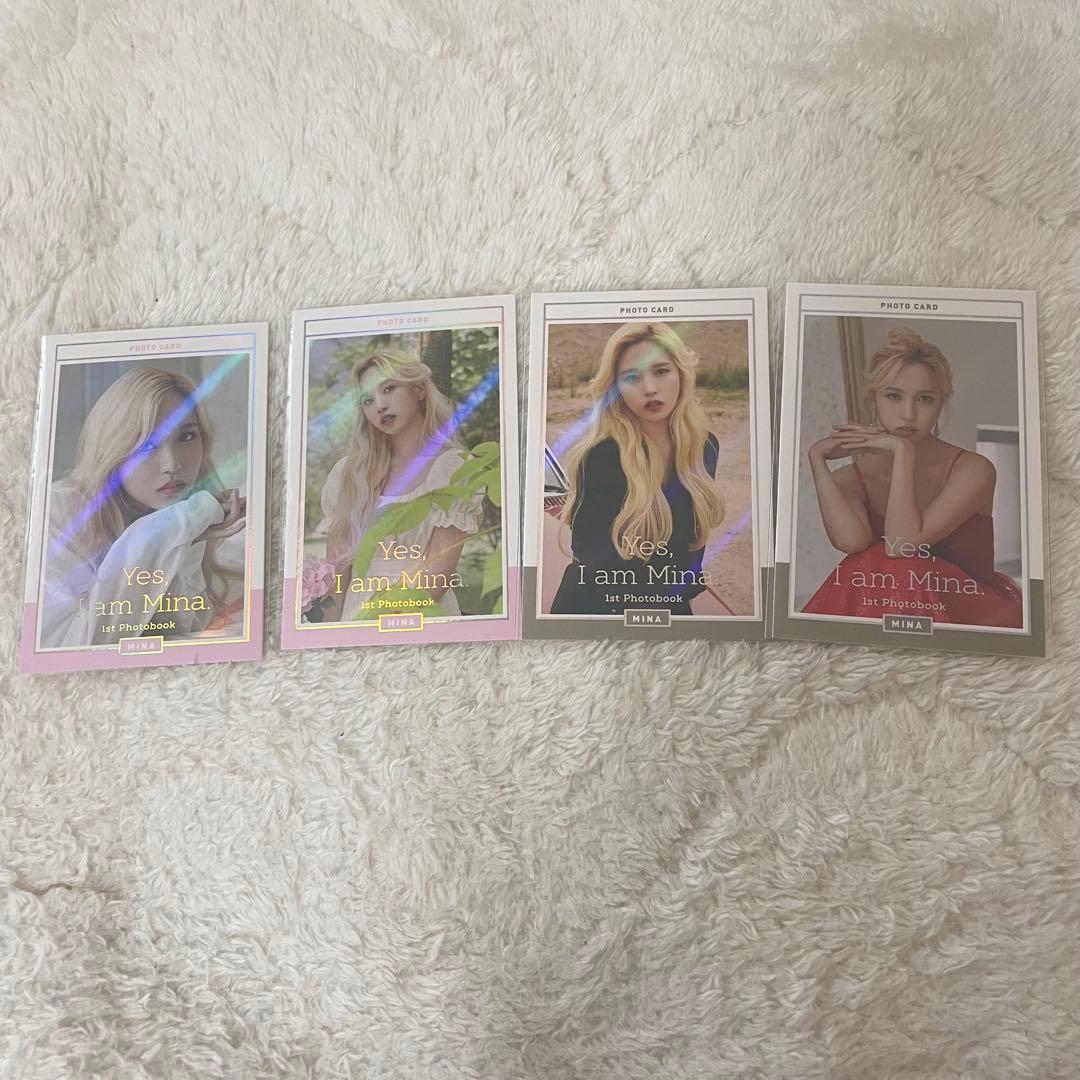 TWICE ミナ Yes I am Mina 4枚セット