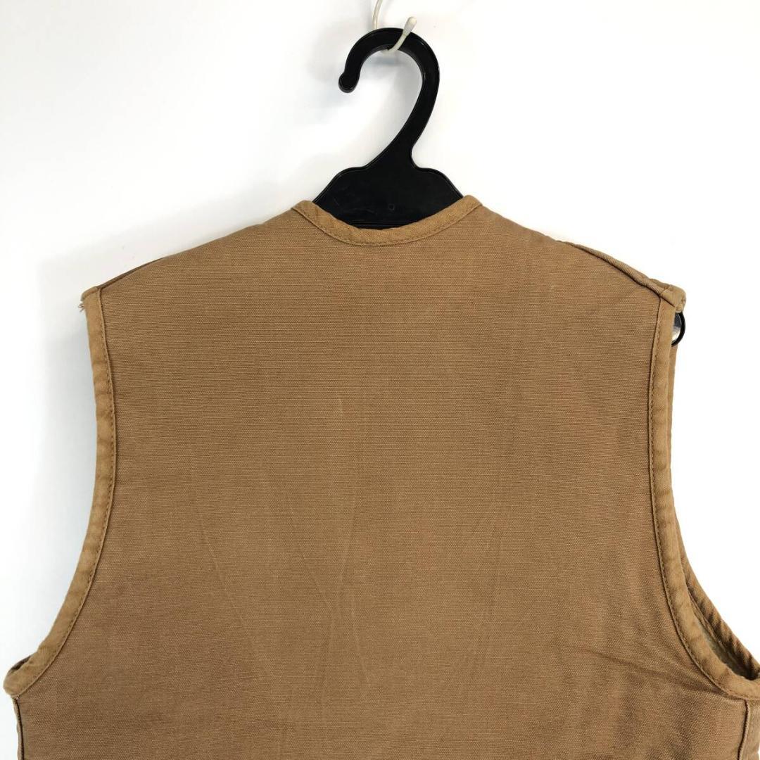 70s Vintage カーハート 裏ボア ダック地 ベスト Sサイズ
