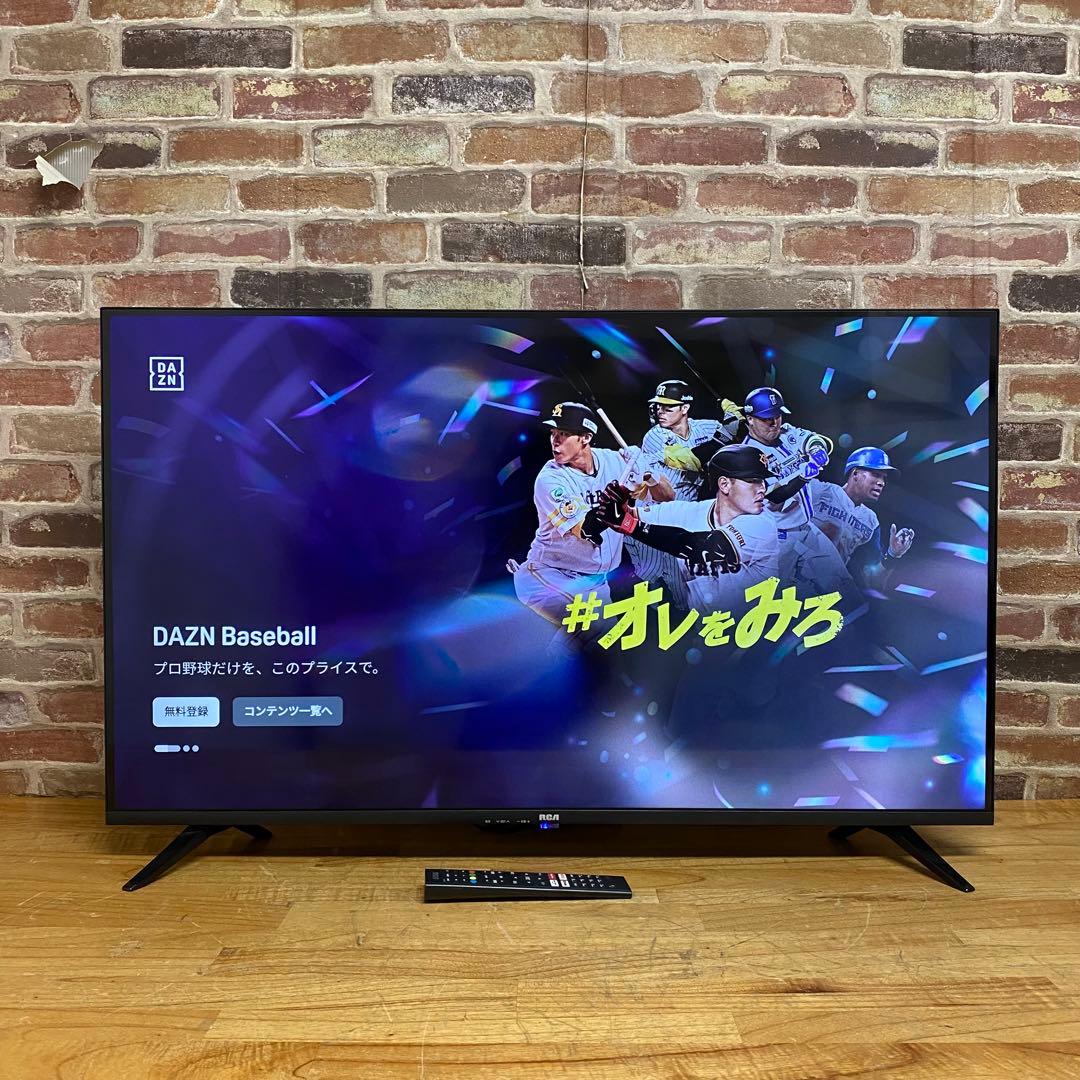 RCA 43V型 4K チューナーレス 液晶テレビ RCA-43N1 アプリ○