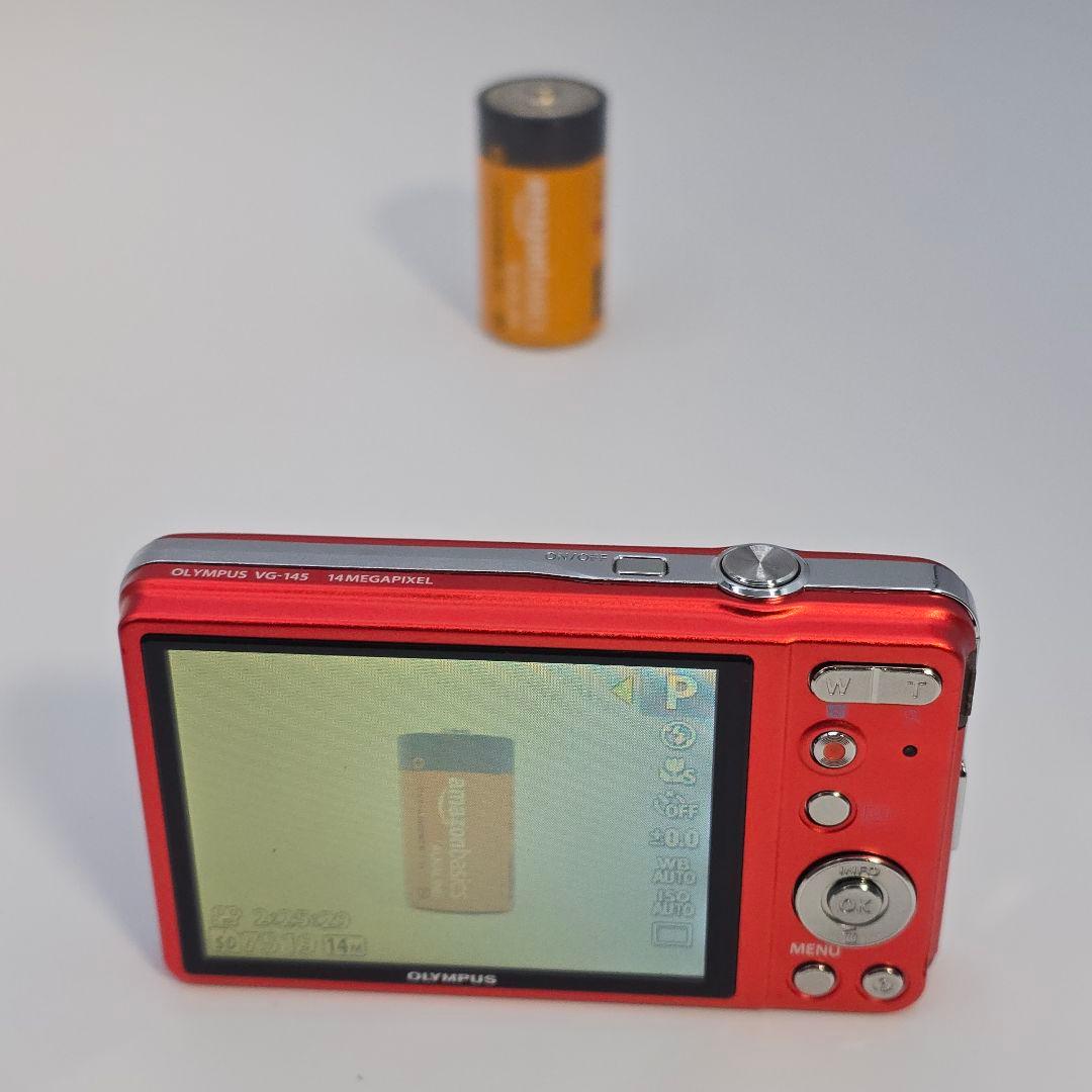 OLYMPUS VG-145 オレンジ multilingual support