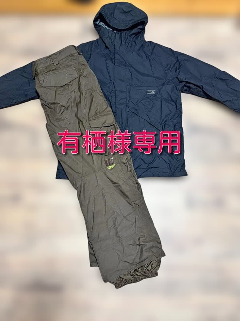 有栖 Burtonスノーボード、ウェアセット