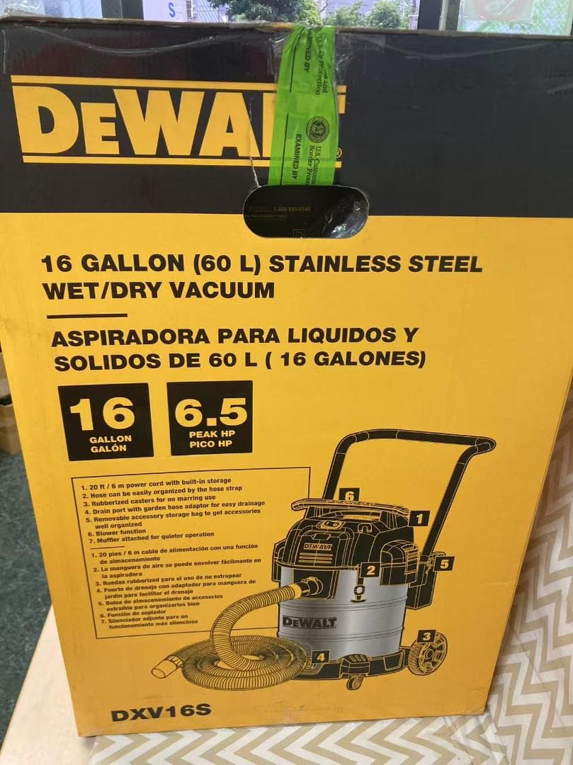 あ*も様 DEWALT 有ウェット ドライ掃除機 DXV16S 16ガロン