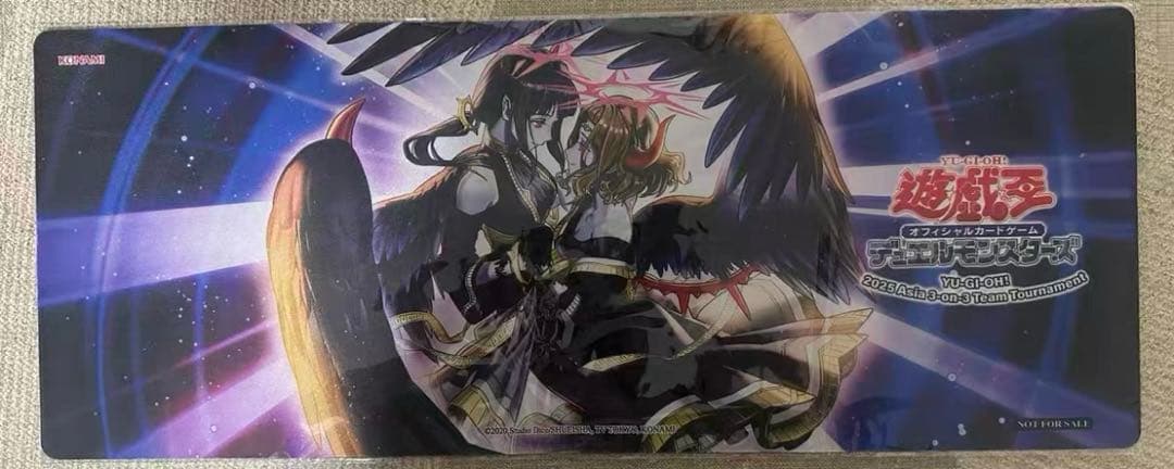 希少　香港大会限定　失楽の堕天使　ハーフサイズ　プレイマット　公式　新品未開封