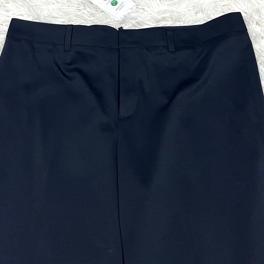 『未使用』アンタイトル セットアップスーツ トリアセテート混 濃紺 大きいサイズ