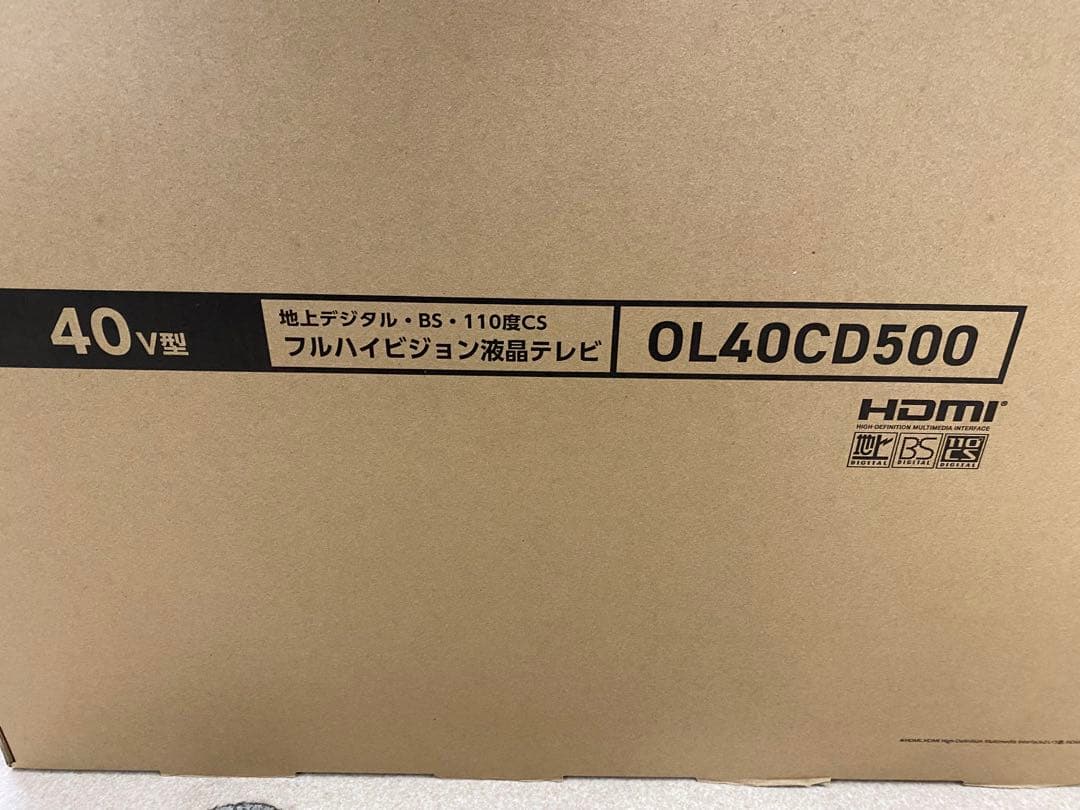 3-1519 2024年製　ORION OL40CD500 40型液晶テレビ