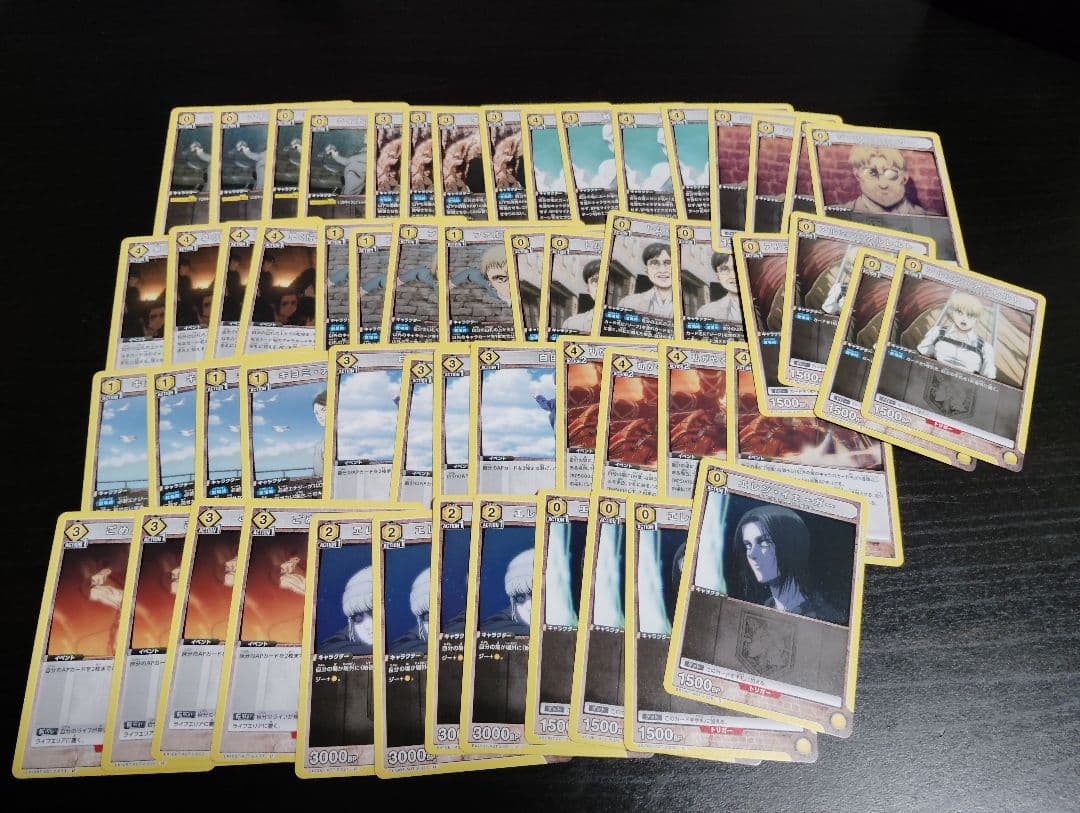 ユニオンアリーナ 進撃の巨人 vol.2 SR以下全色4コン