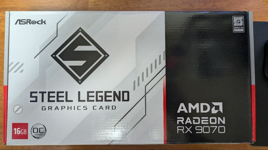 【ASRock】RADEON RX 9070 SL