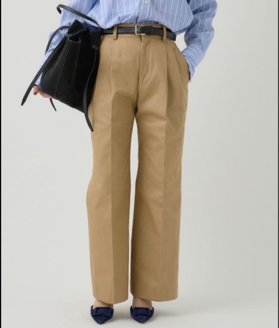 【未使用に近い】chaos カオス　ツータックチノパンツ 38