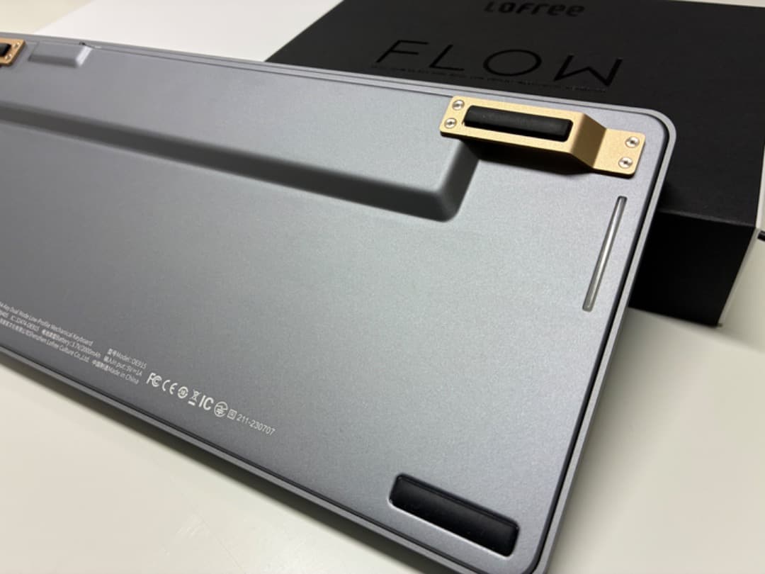 [ほぼ未使用品] Lofree FLOW ロープロファイルキーボード US配列