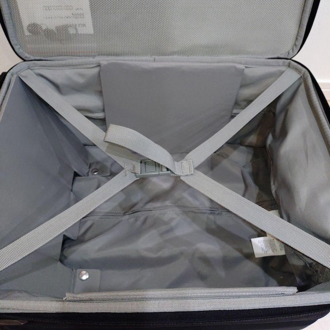 【廃盤・美品】無印良品 半分の厚みで収納できるソフトキャリーケース (S)