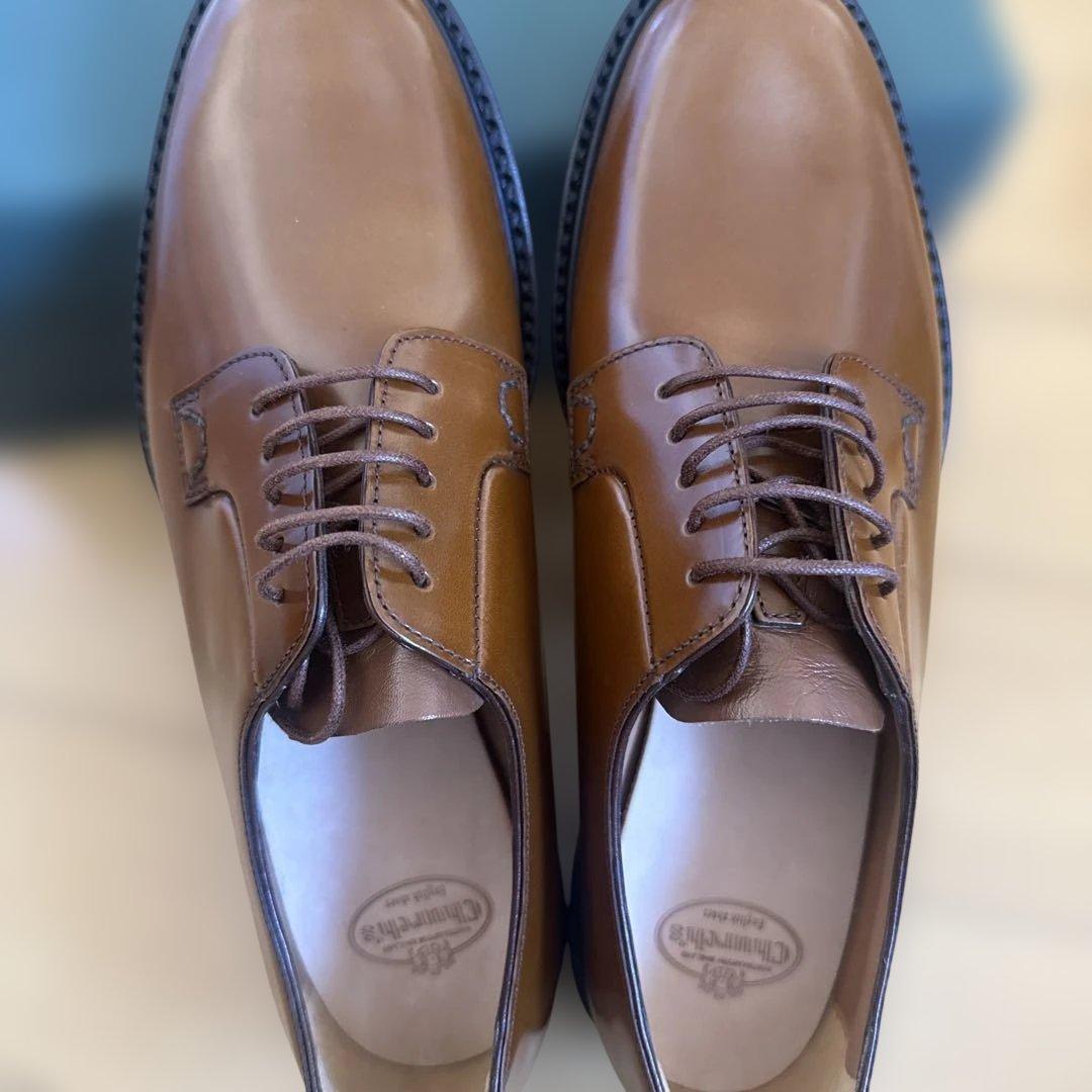 red　チャーチレースアップシューズ