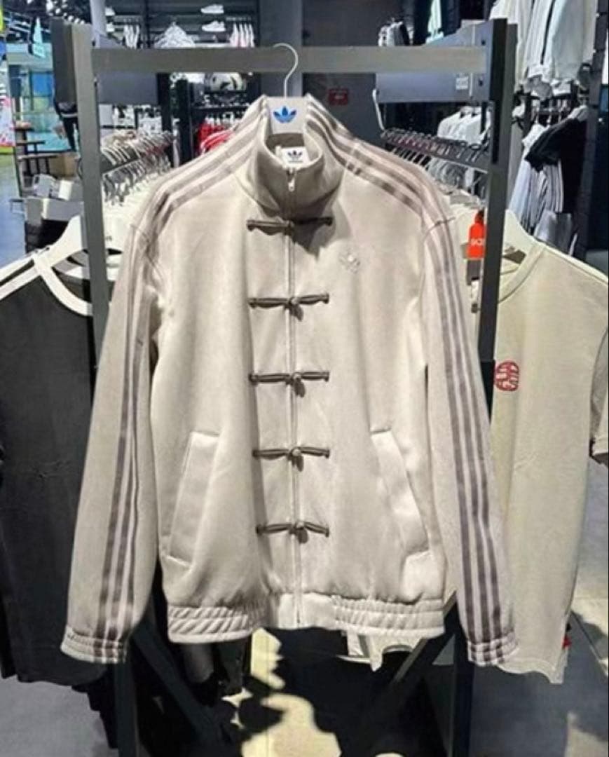 M 白　adidas originals アディダス　トラックジャケット　メンズ