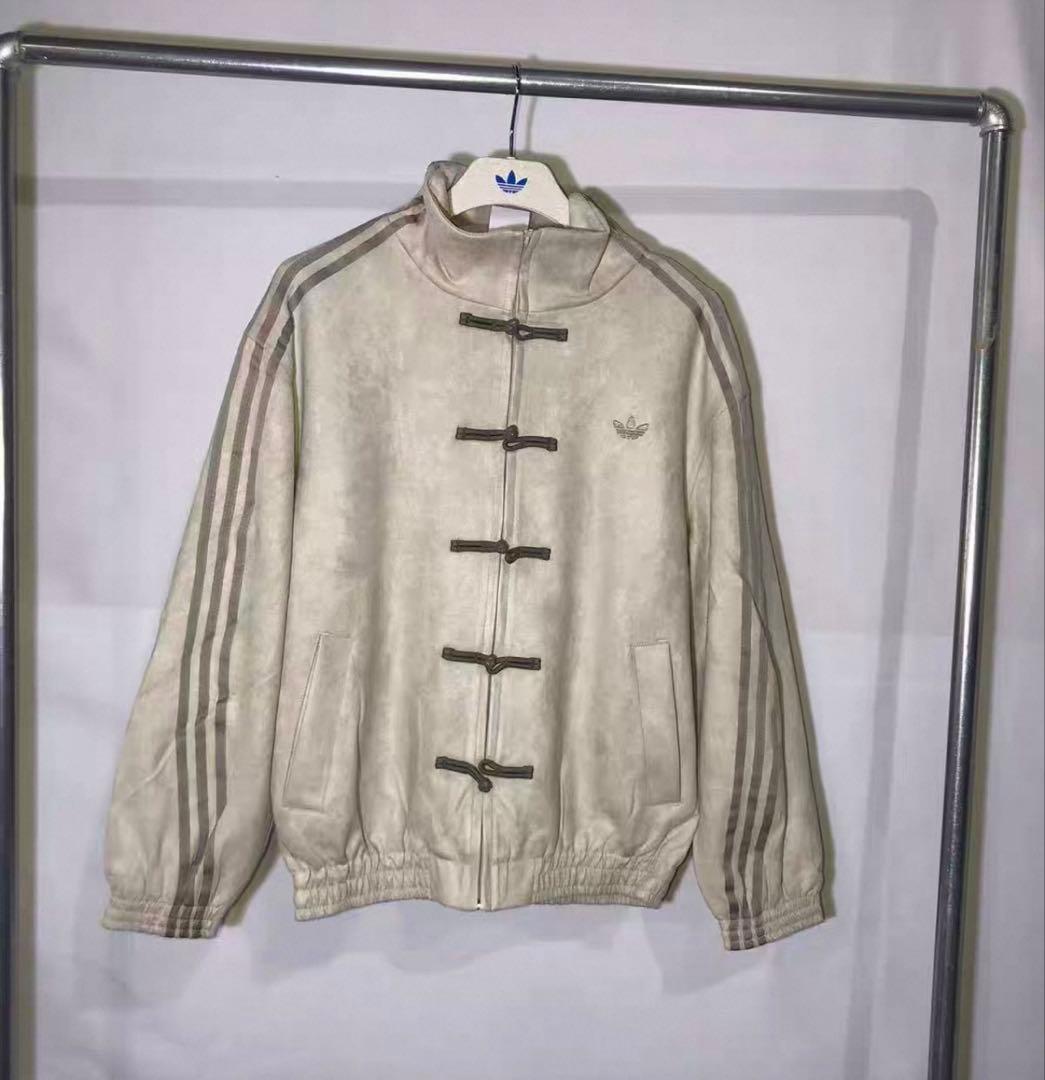 M 白　adidas originals アディダス　トラックジャケット　メンズ