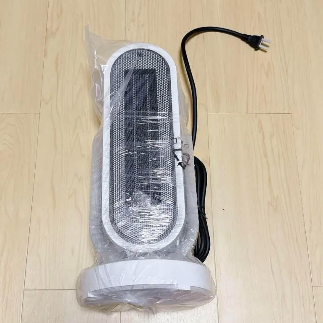 ⭐️❤️ セラミックヒーター ホワイト リモコン付き　首振り機能　静音