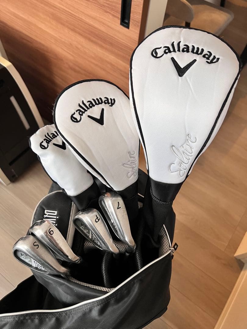 キャロウェイソレイユ レディース8本 初心者向け 可愛いホワイト　中古