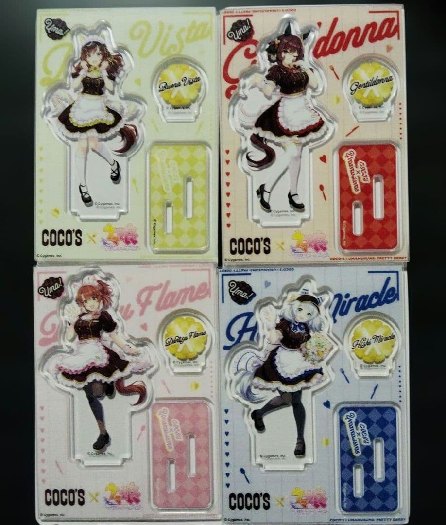 ウマ娘ココスコラボ アクリルスタンドパネル 前半コンプセット