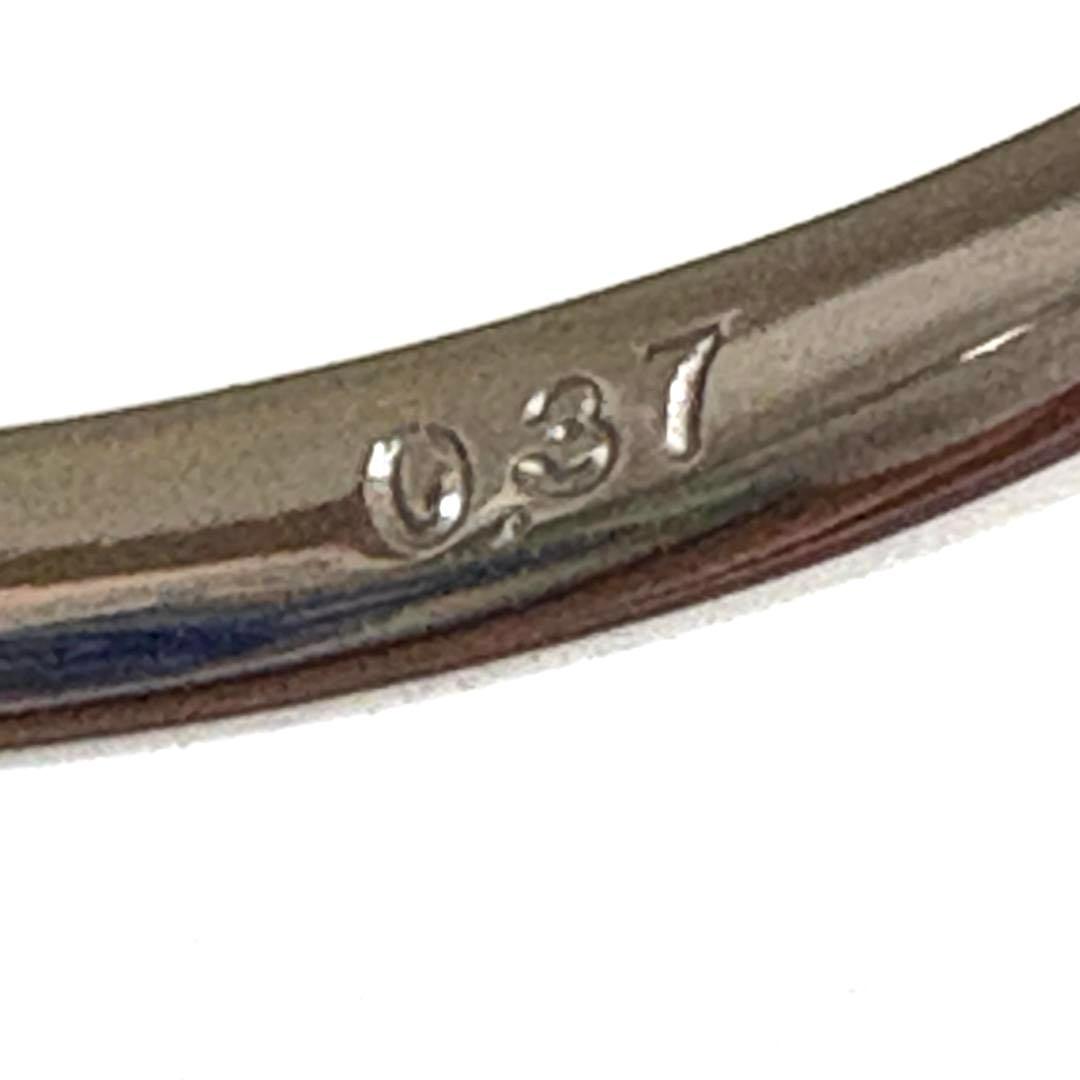 Pt950 ダイヤモンド 0.37ct　7粒　リング　ヴァンドーム青山　11号