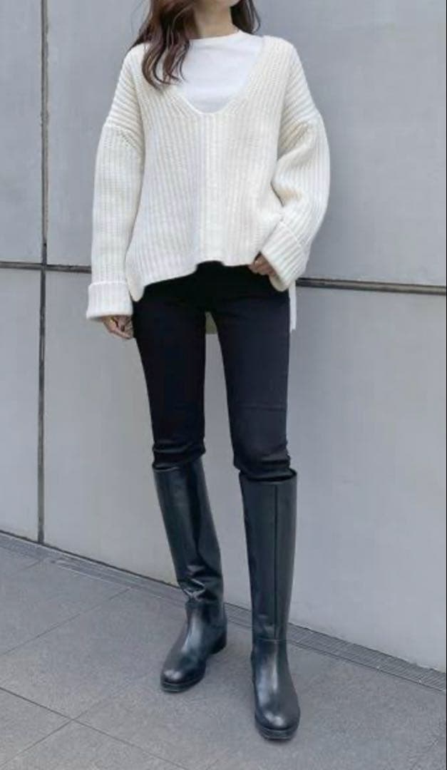 57123044 YANUK PATRICIA デニム ブラック　27