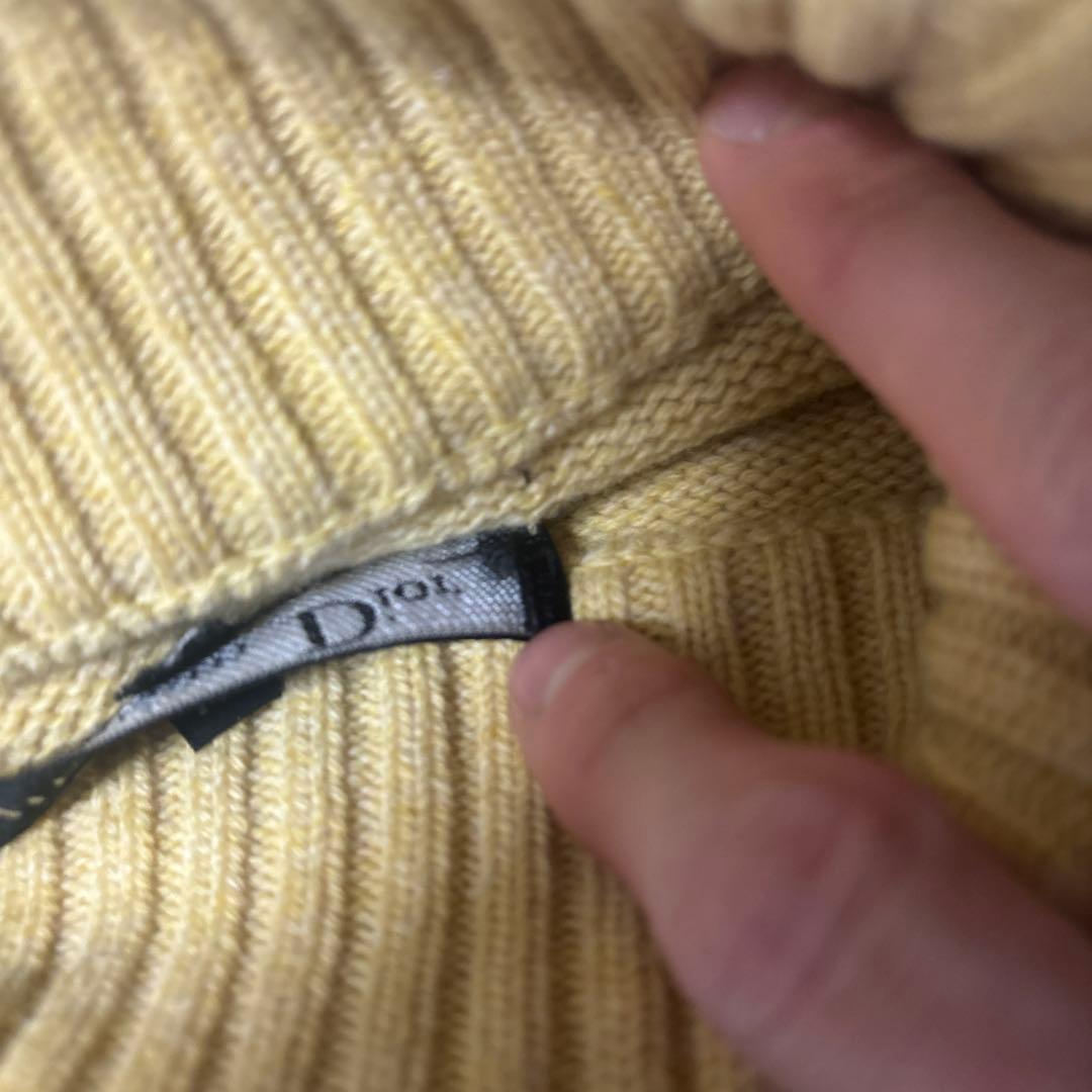 Christian Dior sports ディオール スポーツ セーター 黄色