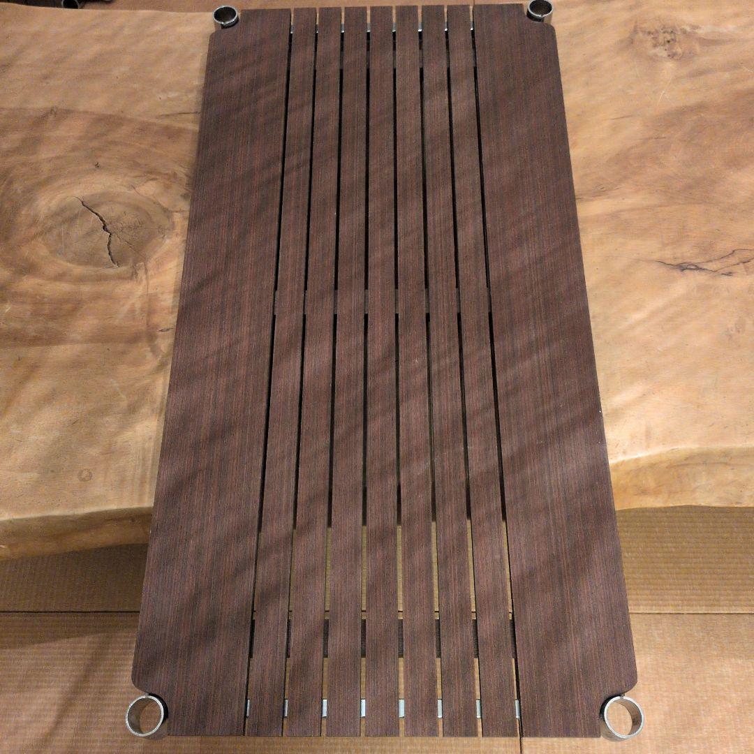 ホームエレクター　ブランチシェルフ　ダークブラウン　2枚セット