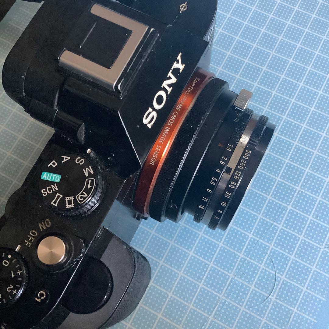 SONY α７用改造レンズ　OlympusペンD 32㎜f1.9 ハーフサイズ