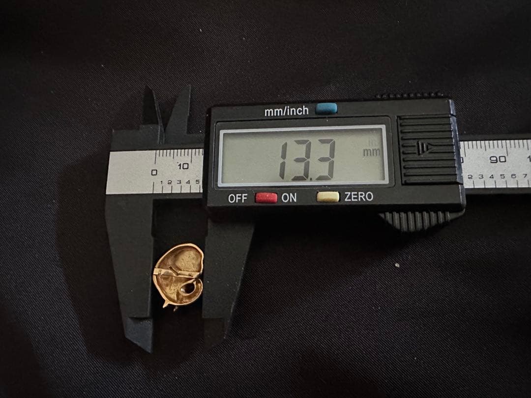 K18 象 ピンバッチ タイタック/ヴィンテージ