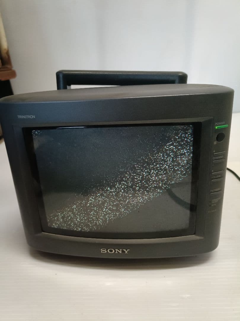 SONY TRINITRON 小型ブラウン管テレビ 通電確認済