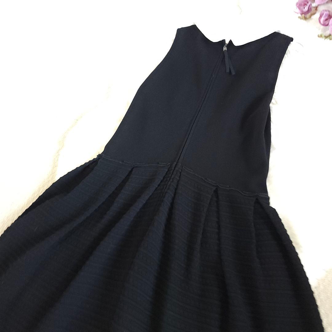 DAISY LIN 襟付き2WAYフレアーワンピース ブラック42サイズ