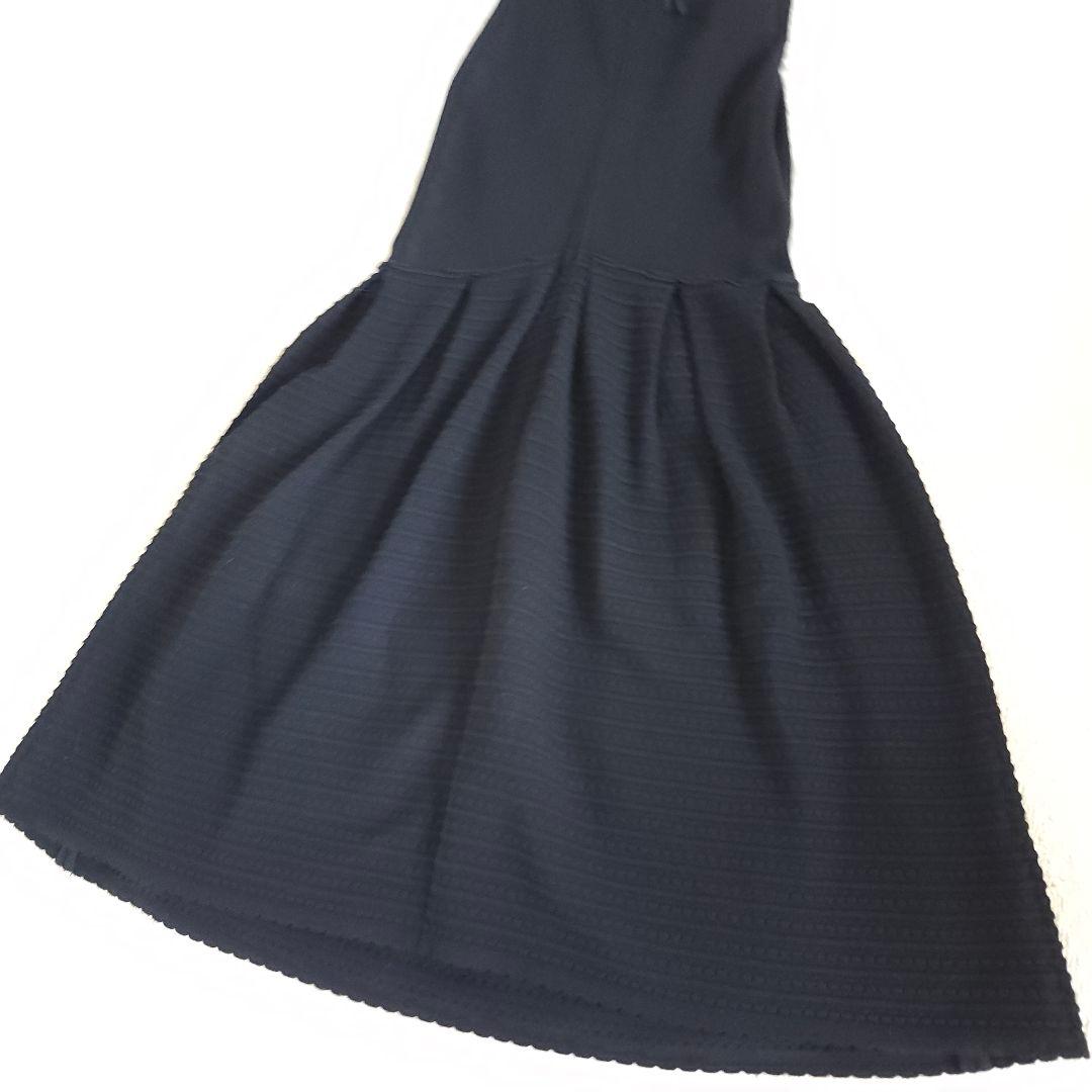 DAISY LIN 襟付き2WAYフレアーワンピース ブラック42サイズ