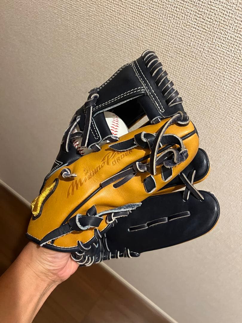 マ*ン様 ミズノプロ オーダー 軟式 内野 野球 グローブ 限定品