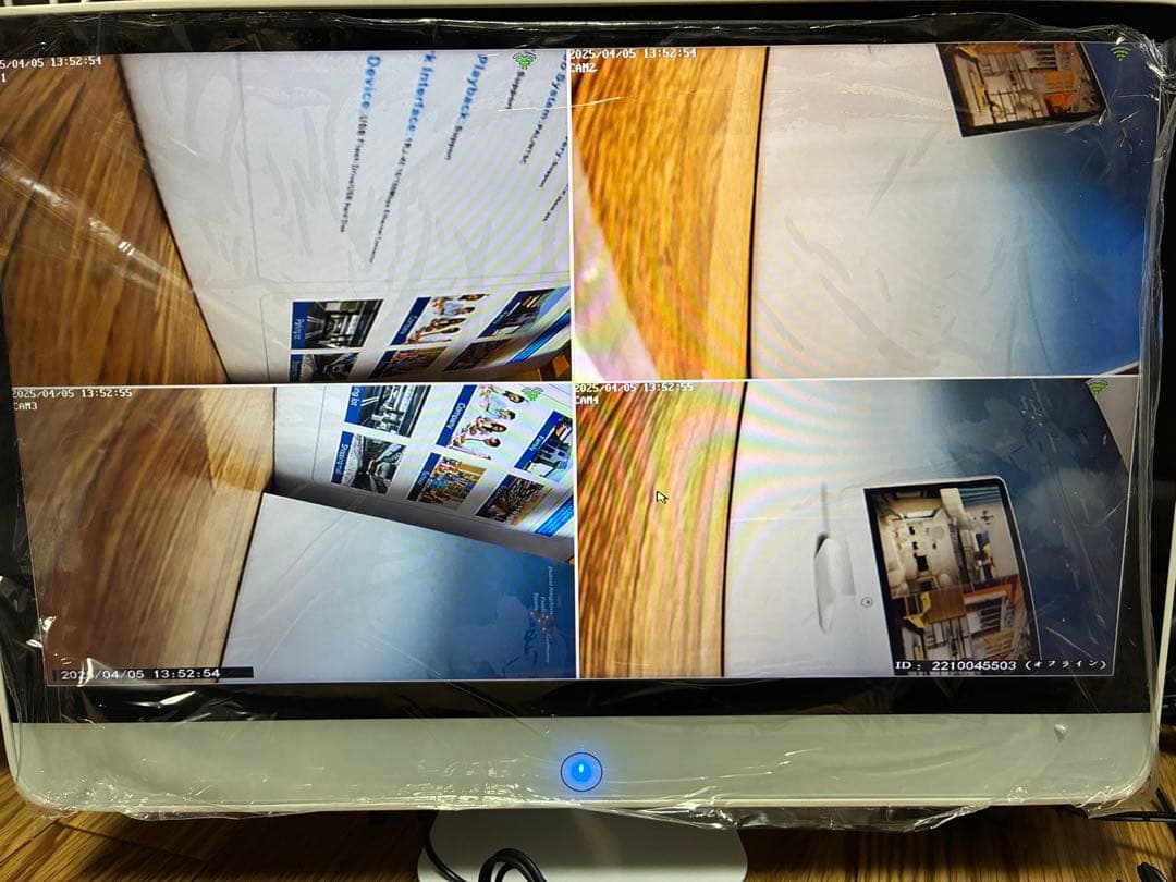 ANRAN 15インチモニター無線WiFi防犯カメラキット 4台セット