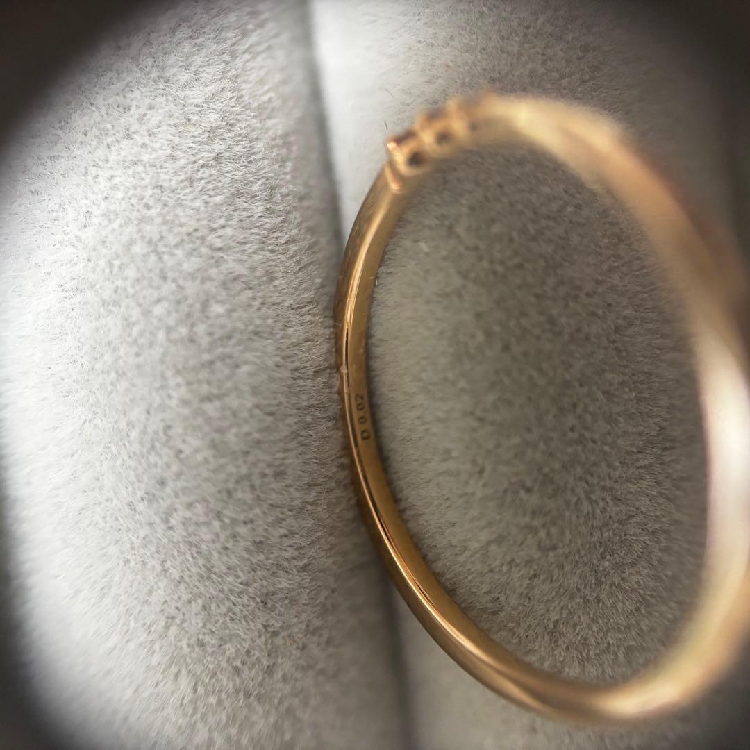 AHKAH アミュレットリング 18Kピンクゴールド ダイヤモンド　11号