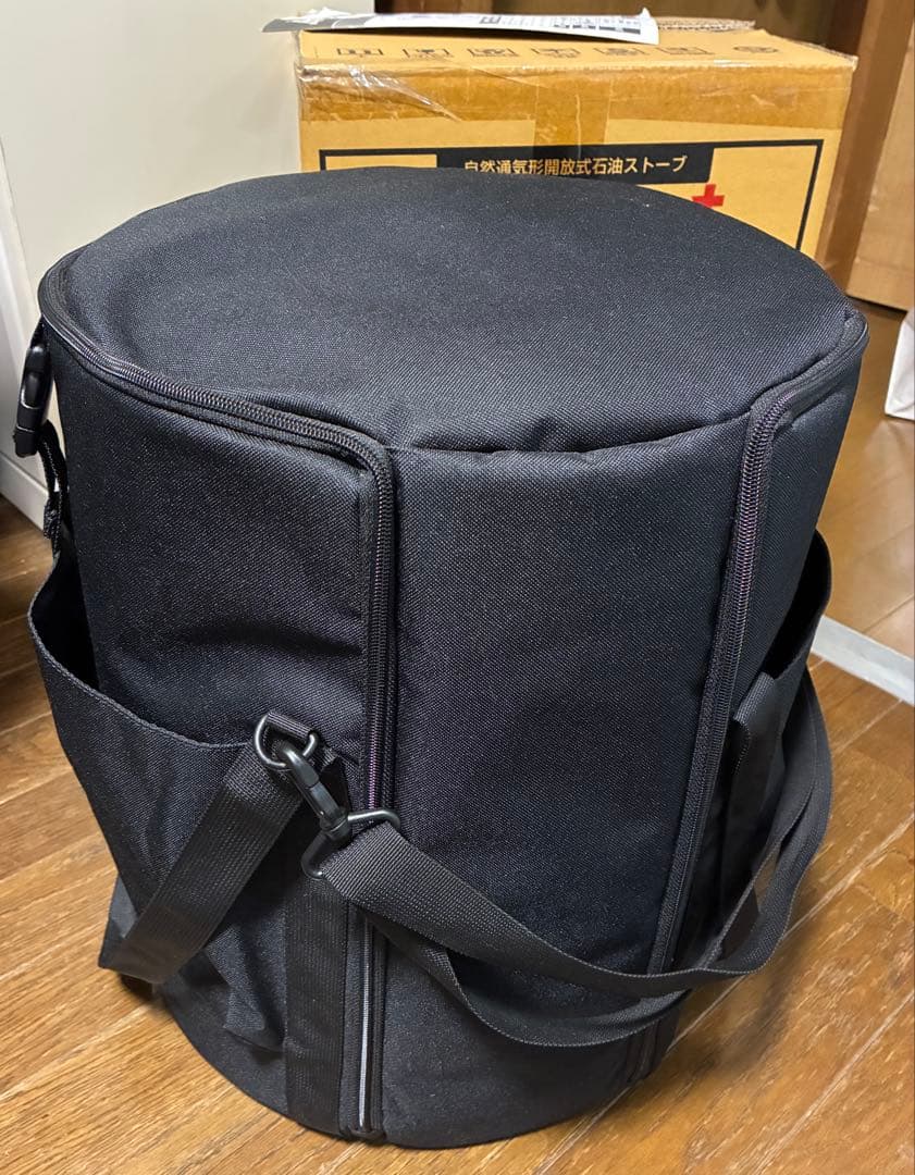 【セット品】アルパカストーブ TS-77NC黒 専用収納ケース+五徳