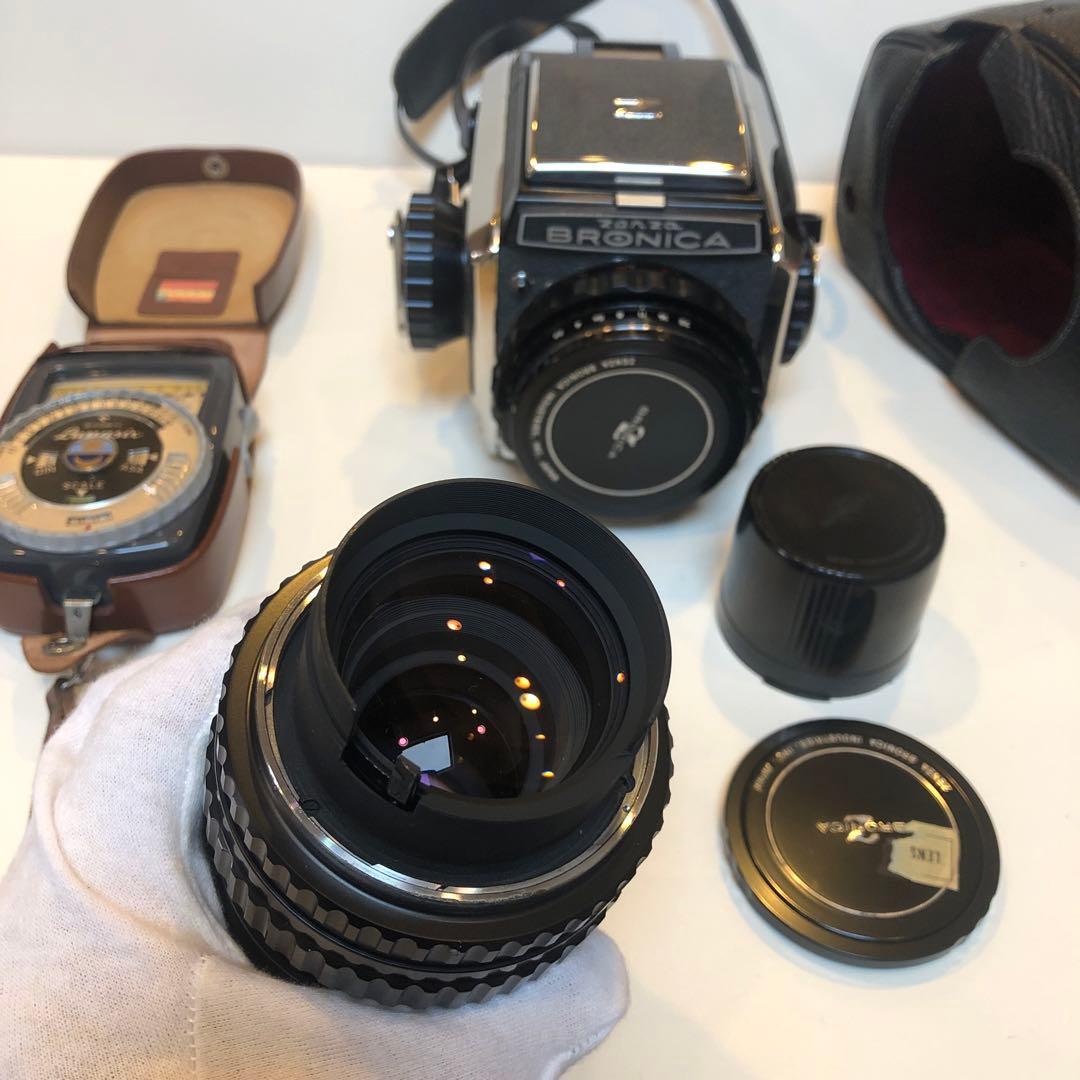 ブロニカ BRONICA S2 A 75mm F2.8&レンズ&露出計