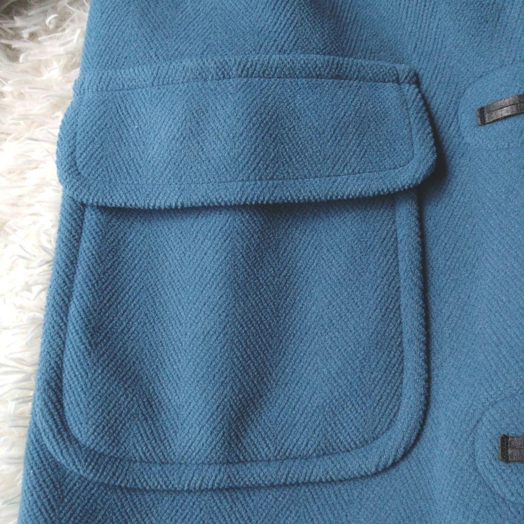 【希少】オールドイングランド ダッフルコート ヘリンボーン ロング丈 ブルー