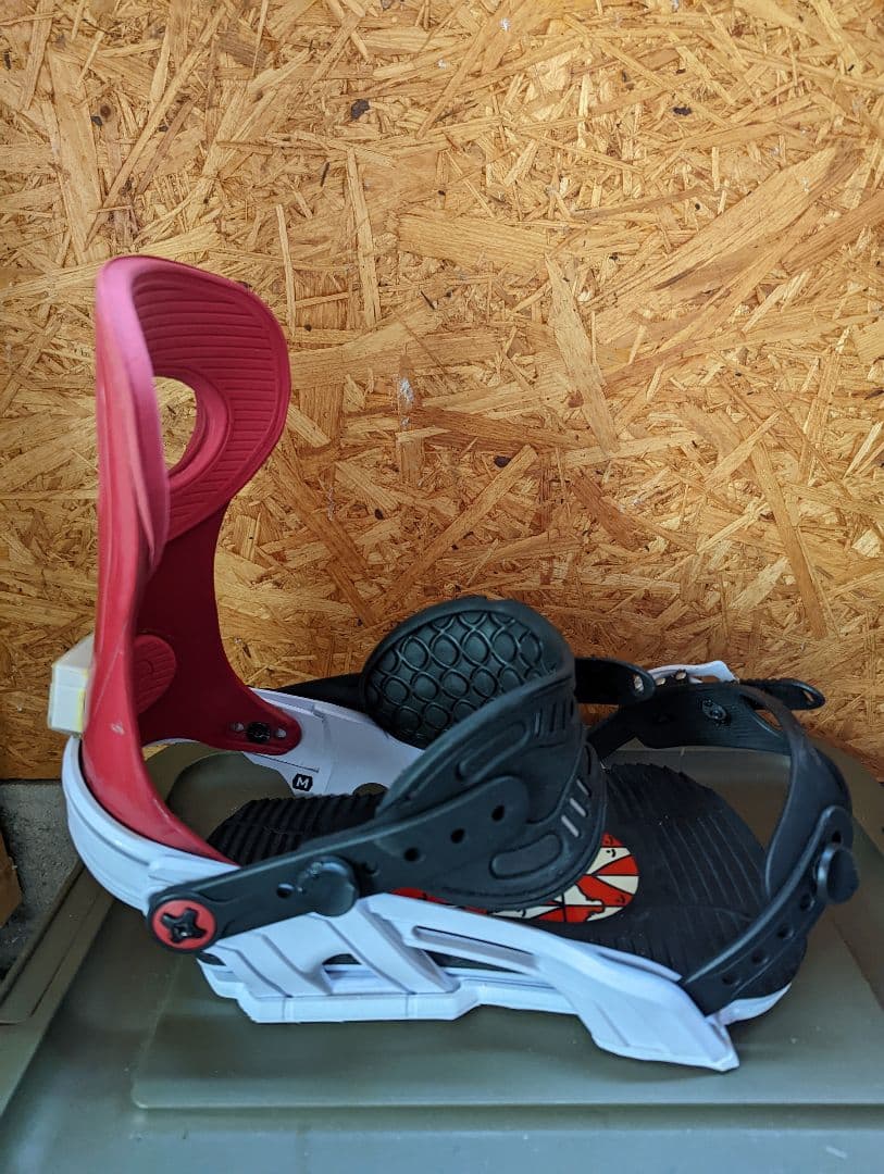 bentl トランスファー ビンディング 赤/白 M