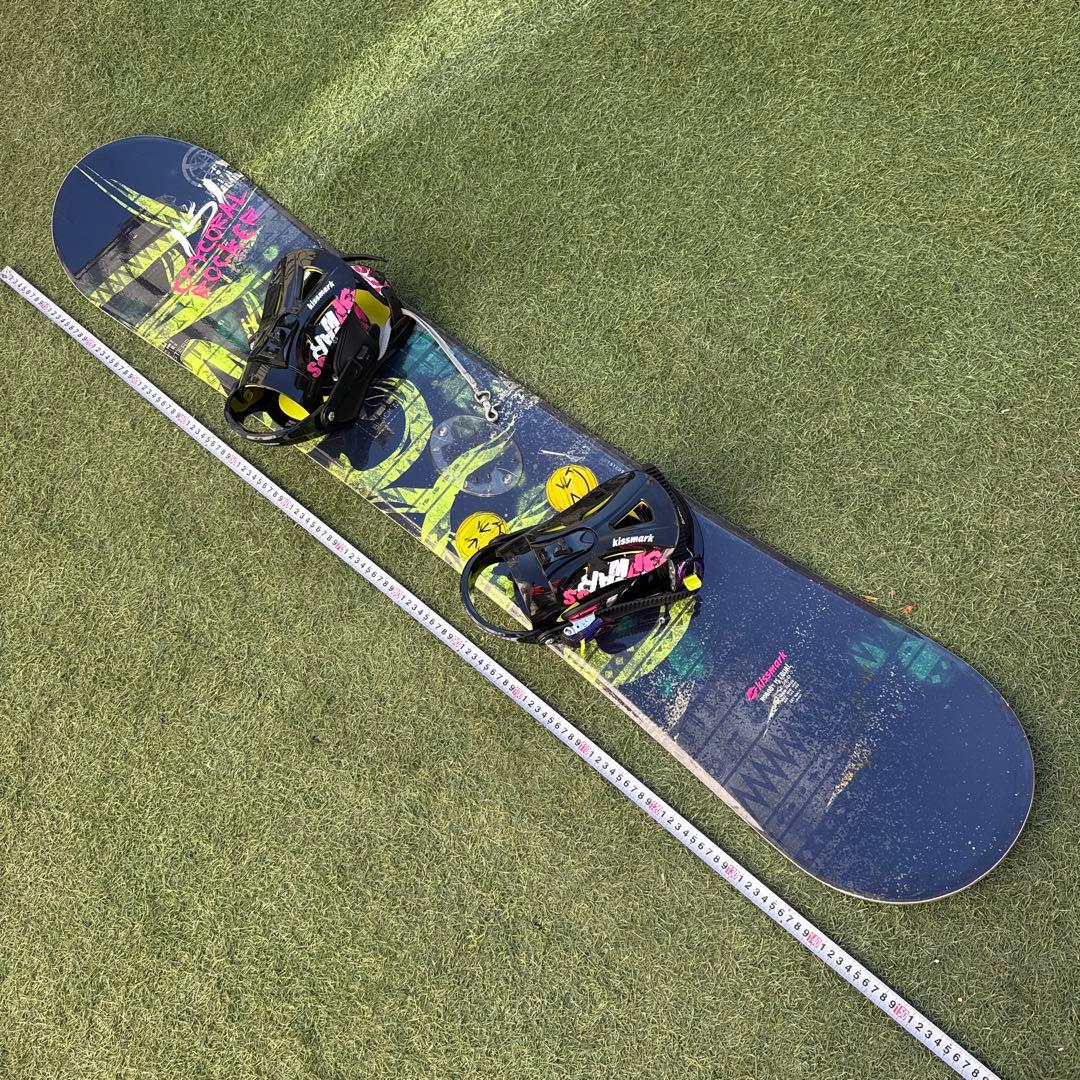 キスマークCITYCORAL 151 スノーボードセット RIDEバインディング