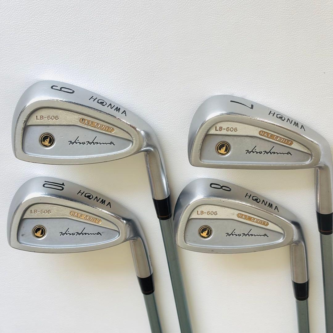 ホンマ LB606 H&FアイアンセットT-800 BORON M50ビンテージ