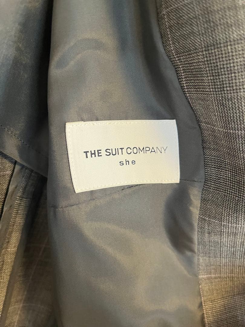 【美品】THE SUIT COMPANY スーツ　上下セットアップ チェック柄