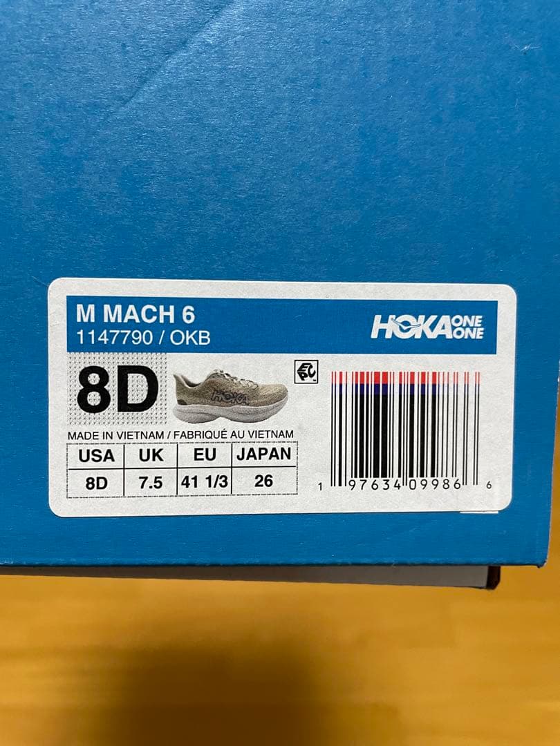 HOKA MACH6 / ホカ マッハ6 26cm