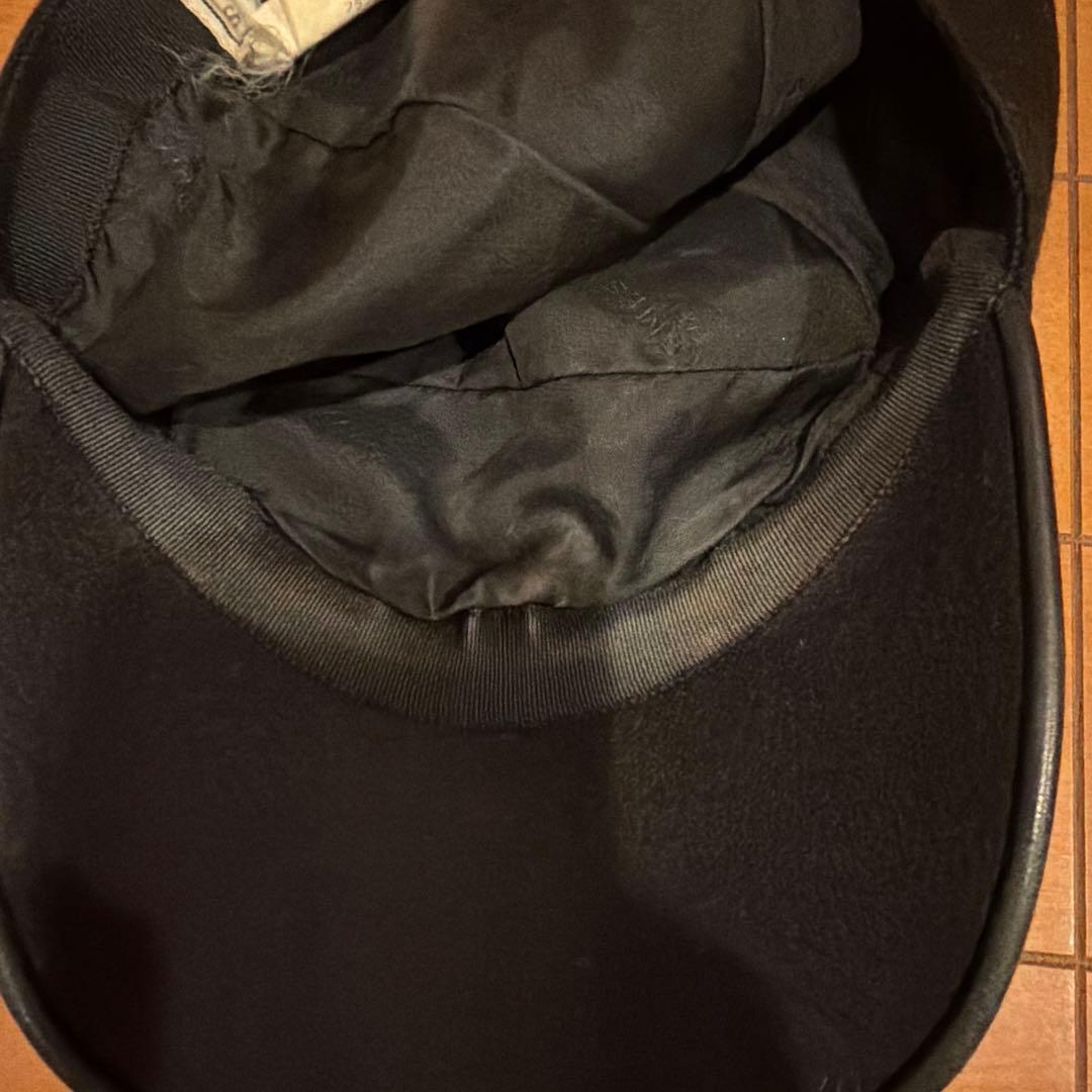 かずきんぐ エルメス　ブラック カシミヤ　キャプ