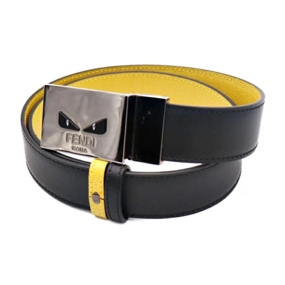 FENDI モンスター　ベルト　リバーシブル　ビジネス　ブランド