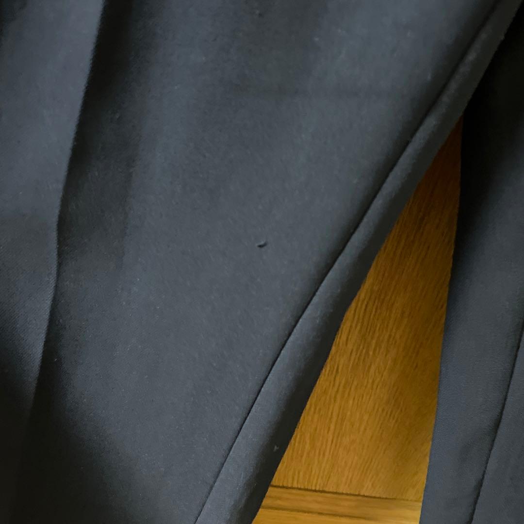 PLSTプラステネイビー パンツスーツ セットアップ　ボウタイブラウス３点セット