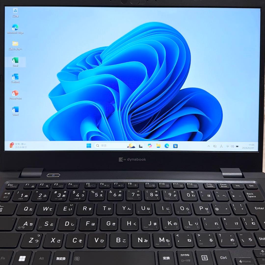 ダイナブック ノートPC G83/HU 11世代 メモリ16GB オフィス付