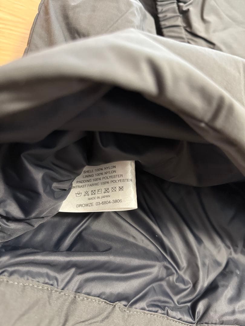 ENNOY PADDED NYLON SETUP GRAYエンノイセットアップ