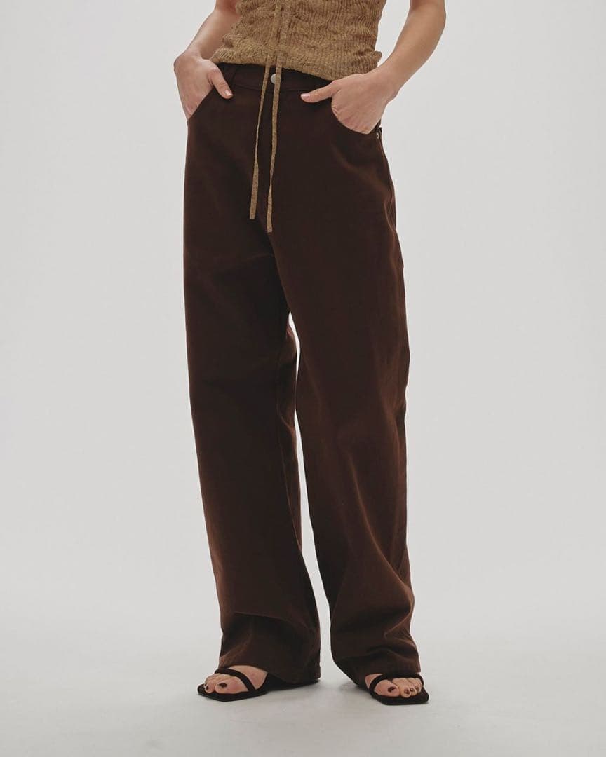 TODAYFUL トゥデイフル Cary's Denim ブラウン 26インチ