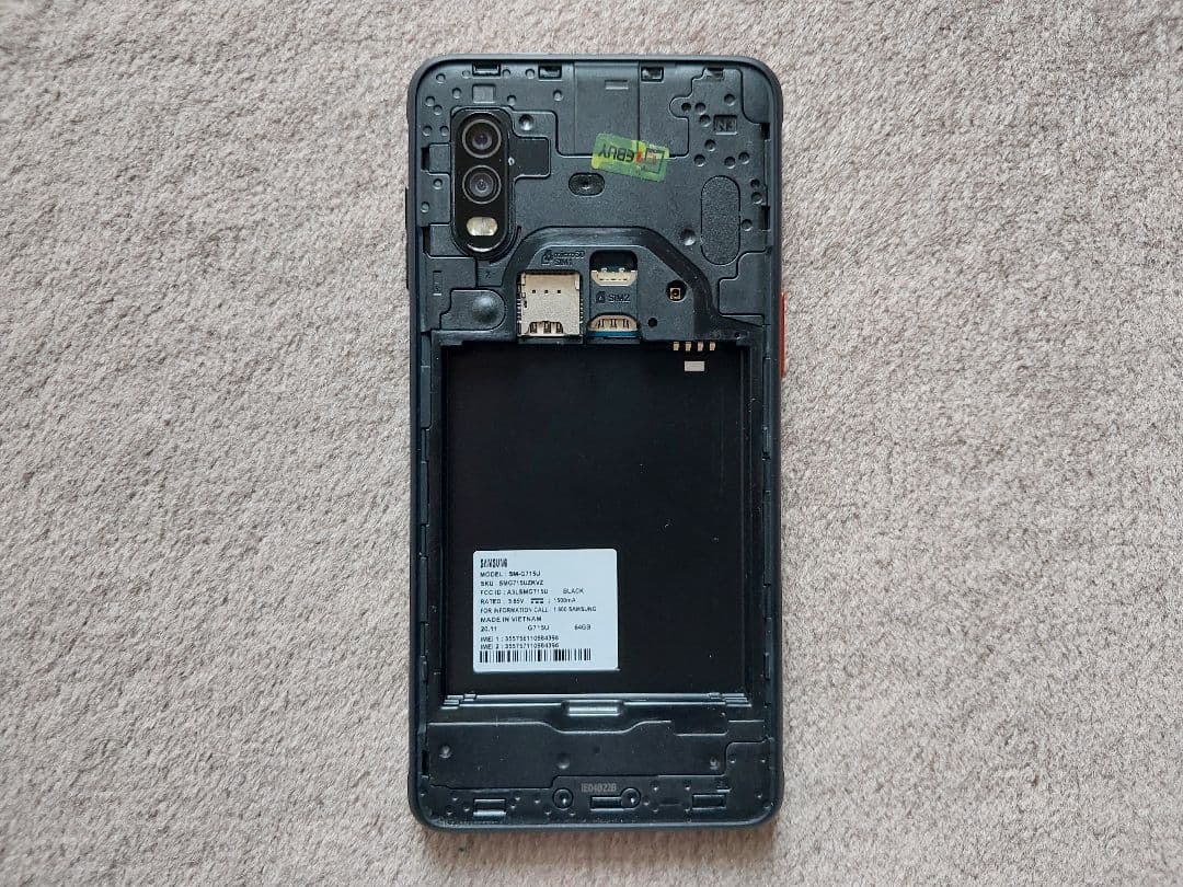 SAMSUNG Galaxy XCover Pro 中古美品 予備バッテリー付