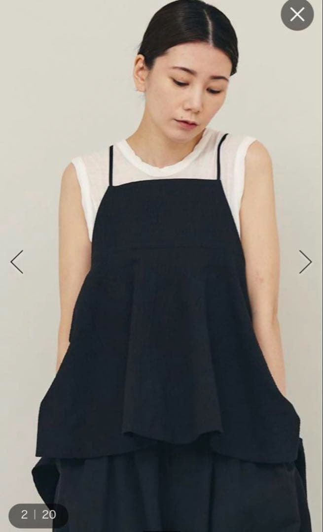 サッカーフレアキャミソール　カレンソロジー